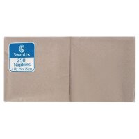 Kompostierbare Cocktailservietten braun 25cm