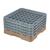 Cambro Gläserspülkorb beige mit 49 Fächern...