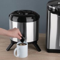 Olympia Edelstahl-Doppelwand-Getränkedispenser 6Ltr