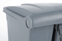 Tret-Abfalleimer, AmerBox, 68L, Hellgrau, 490x410x(H)660mm