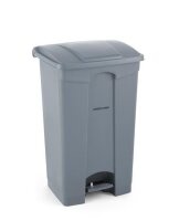 Tret-Abfalleimer, AmerBox, 87L, Hellgrau, 500x410x(H)815mm