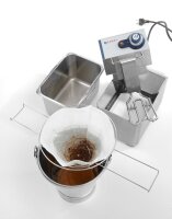 Hendi Fettfilter 50 Stück – Fritteusenfilter für Gastronomie, synthetische Seide, 200 °C“