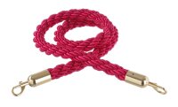 Absperrseile, HENDI, rot mit polierten Haken, Rot, (L)1500mm