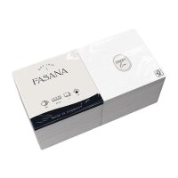 Fasana professionelle Papierservietten weiß 40cm...
