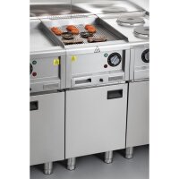 Gerippte Elektro-Grillplatte der Buffalo 600-Serie, 400 mm