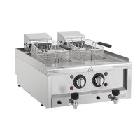 Buffalo 600 Serie Doppeltank-Elektrofritteuse 2 x 8Ltr