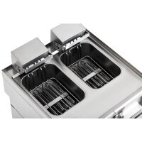 Buffalo 600 Serie Doppeltank-Elektrofritteuse 2 x 8Ltr