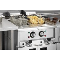 Buffalo 600 Serie Doppeltank-Elektrofritteuse 2 x 8Ltr