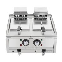 Buffalo 600 Serie Doppeltank-Elektrofritteuse 2 x 8Ltr