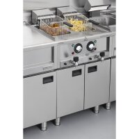 Buffalo 600 Serie Doppeltank-Elektrofritteuse 2 x 8Ltr