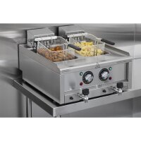 Buffalo 600 Serie Doppeltank-Elektrofritteuse 2 x 8Ltr