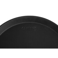 Cambro Camtread rundes rutschfestes Fiberglas Tablett schwarz 28cm