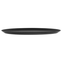 Cambro Camtread ovales rutschfestes Fiberglas Tablett schwarz 68,5x56cm