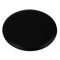 Cambro Camtread ovales rutschfestes Fiberglas Tablett schwarz 68,5x56cm