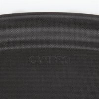Cambro Camtread ovales rutschfestes Fiberglas Tablett schwarz 68,5x56cm