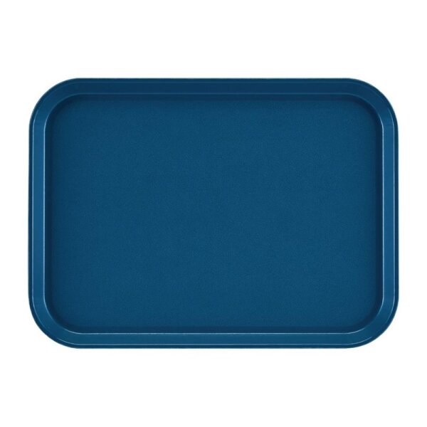 Cambro Epictread rechteckiges rutschfestes Fiberglastablett blau 35x27cm
