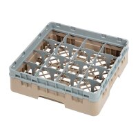 Cambro Gläserspülkorb beige mit 16 Fächern...