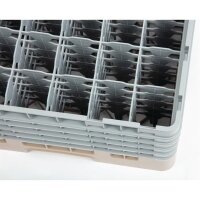Cambro Gläserspülkorb beige mit 36 Fächern max Glashöhe 25,7cm
