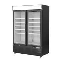 Polar G-Serie Gefrierschrank mit Sichtfenster 920Ltr Schwarz