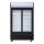 Polar G-Serie Kühlvitrine mit mit Schiebetüren und Leuchtkasten 950Ltr Schwarz