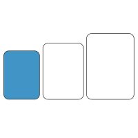 Cambro Capri laminiertes Serviertablett Birke 32,5x26,5cm