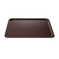 Cambro Capri laminiertes Serviertablett Mahagoni 46x36cm