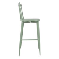 Bolero Windsor Hochhocker aus Aluminium, Grün, 2...