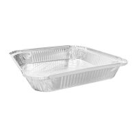 Fiesta Recycelbare flache Folienbehälter, 1580 ml...