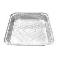 Fiesta Recycelbare flache Folienbehälter, 1580 ml...