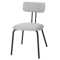 Bolero Fairfield Stühle, Schwarz-Grau-Mix (2er-Pack)