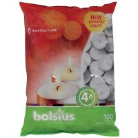 Bolsius Teelichter 4 Std. (100 Stück)