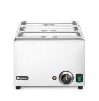 Hendi Bain-Marie komplett mit 3xGN1/3 Behälter mit...