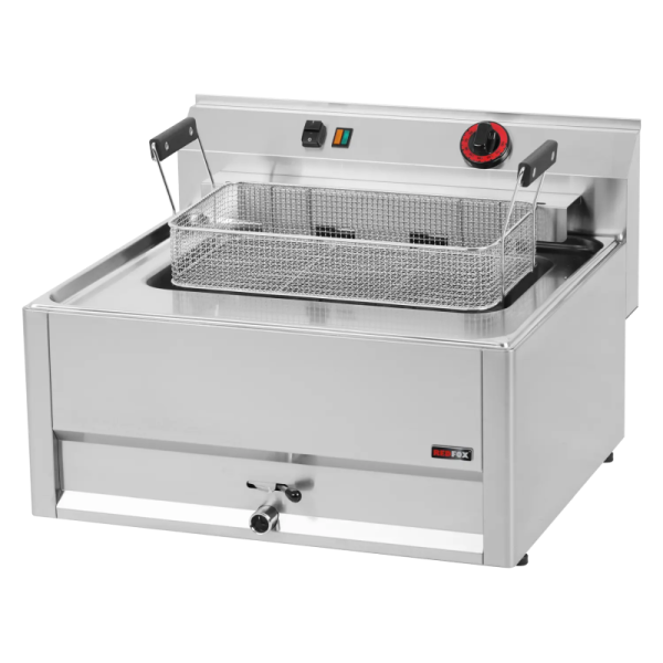 Elektro-Fritteuse 16 Liter - Auftischgerät mit Kaltzone, herausnehmbaren Heizelementen