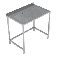 COMBISTEEL Edelstahl-Arbeitstisch – Mit...