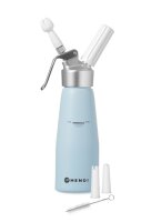 Hendi Sahnespender mit 0,5 Liter in pastellblau und...
