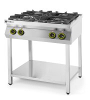 Gasherd Kitchen Line 4-flammiger offener Ständer,...