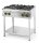 Gasherd Kitchen Line 4-flammiger offener Ständer, HENDI, Kitchen Line, 19kW, 800x700x(H)900mm