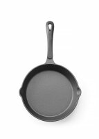 Gusseisenpfanne, HENDI, Schwarz, ø200x(H)40mm