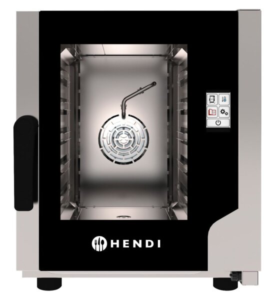 Hendi Kombidämpfer Snack 5x GN 2/3 - mit Touch-Bedienung & 99 Programmen
