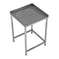 Combisteel Arbeitstisch mit Tropfeinsatz und Aufkantung...