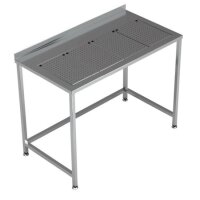 Combisteel Arbeitstisch 1200x650x900mm mit Tropfeinsatz...
