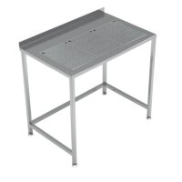 Combisteel Arbeitstisch 100x65 cm – Edelstahl, mit...