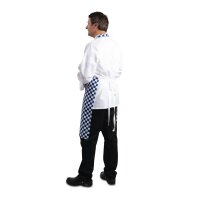 Whites Latzschürze blau-weiß kariert