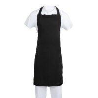 Whites Latzschürze aus Polybaumwolle schwarz XL