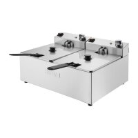 Buffalo Doppel Tank Doppelkorb 2x5Ltr Aufsatzfritteuse...