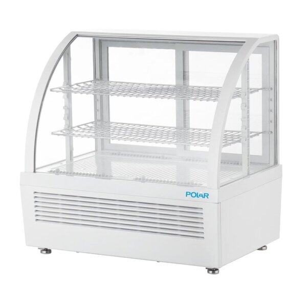 Polar C-Serie Theken-Display-Kühlschrank Weiß 100Ltr