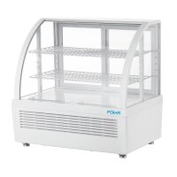 Polar C-Serie Theken-Display-Kühlschrank Weiß 100Ltr