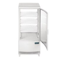 Polar C-Series Energiesparender Kühlschrank mit Gebogener Tür Weiß 86Ltr