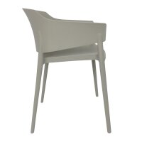 Bolero Lorenzo Cafe Stühle Medium Grau (2er Pack)
