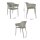 Bolero Lorenzo Cafe Stühle Medium Grau (2er Pack)
